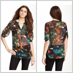 Angie Galaxy Printed blouse